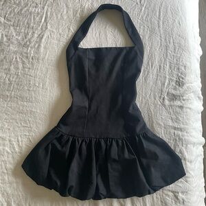 NWT Halter Bubble Mini Dress
